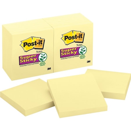 Post-It Notes, Post-It, 3X3, 12Pk, Ca Pk MMM65412SSCY